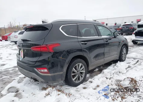 2019 Hyundai Santa Fe Limited z USA, uszkodzony, nr VIN 5NMS53AD5KH011897